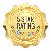 5 Star Rating on Google